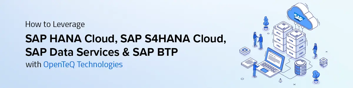 How to Leverage SAP HANA Cloud SAP S4HANA Cloud SAP Data Services and SAP BTP with OpenTeQ Technologies