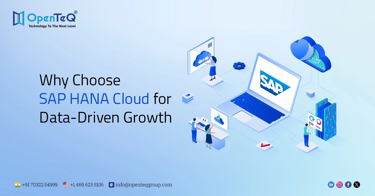 Why Choose SAP HANA Cloud for Data Driven Growth 