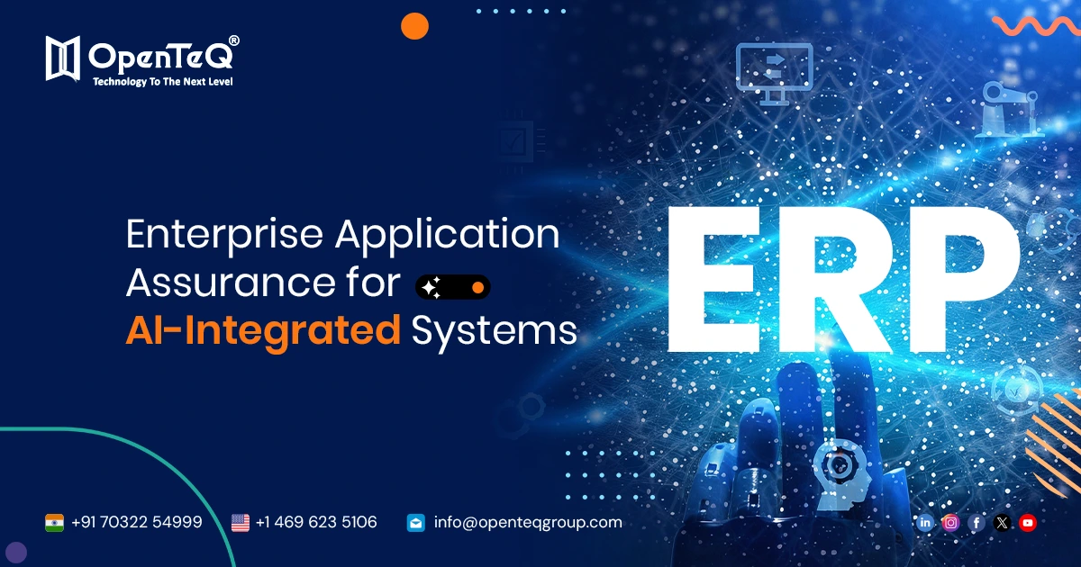 Enterprise Application Assurance for AI-Integrated Systems