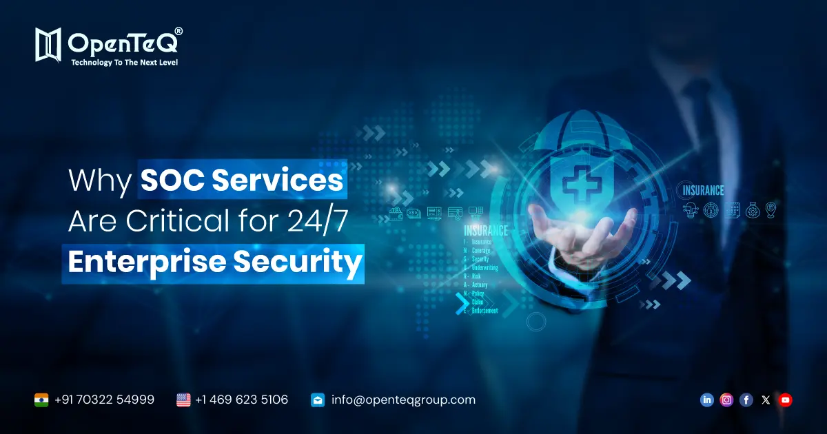 Why SOC Services Are Critical for 24/7 Enterprise Security