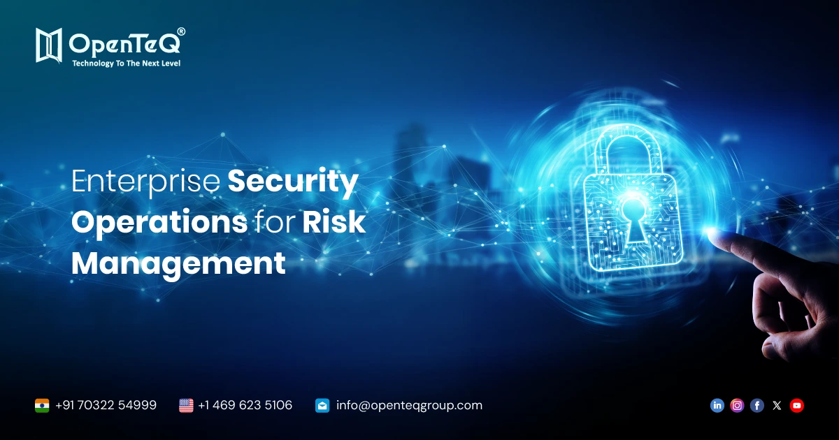 Enterprise Security Operations for Risk Management
